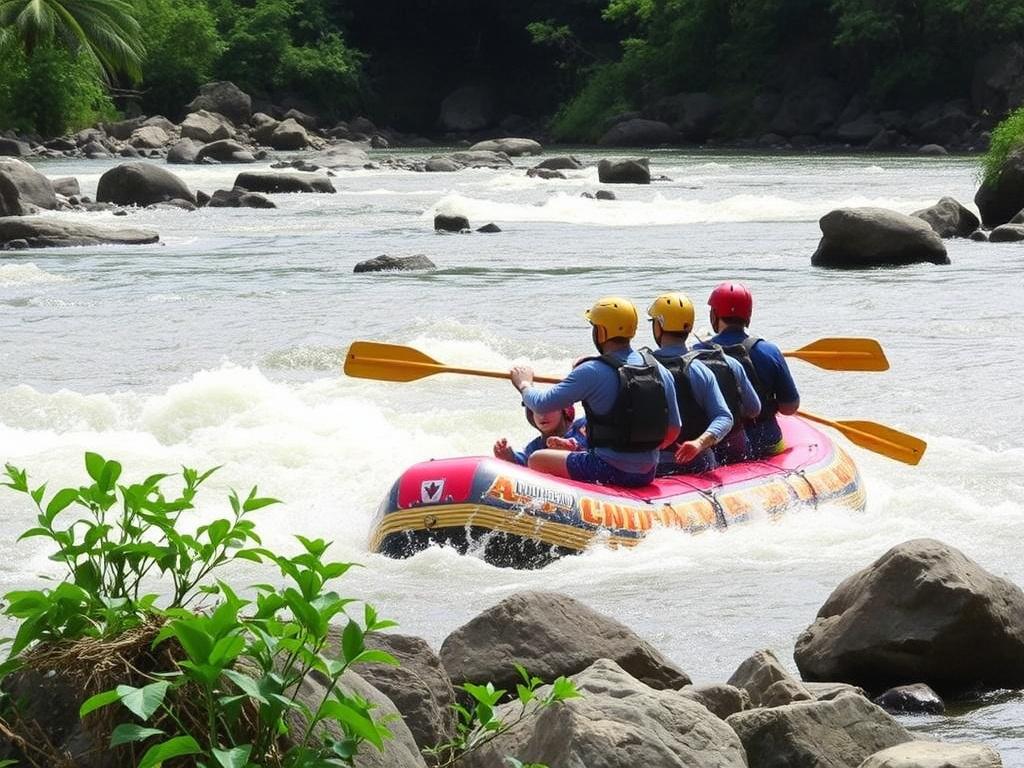 Sungai Ayung. Сплавы и адреналин: ayung rafting